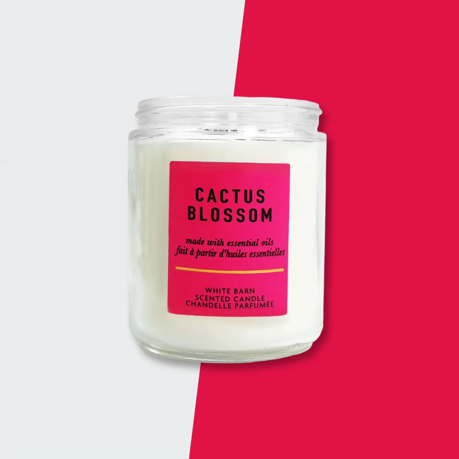 Bath & Body Works White Barn Cactus Blossom Scented Candle - Image 3