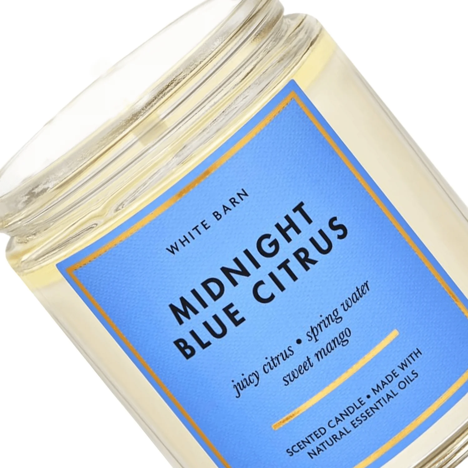 Bath & Body Works White Barn Midnight Blue Citrus Scented Candle - Image 3