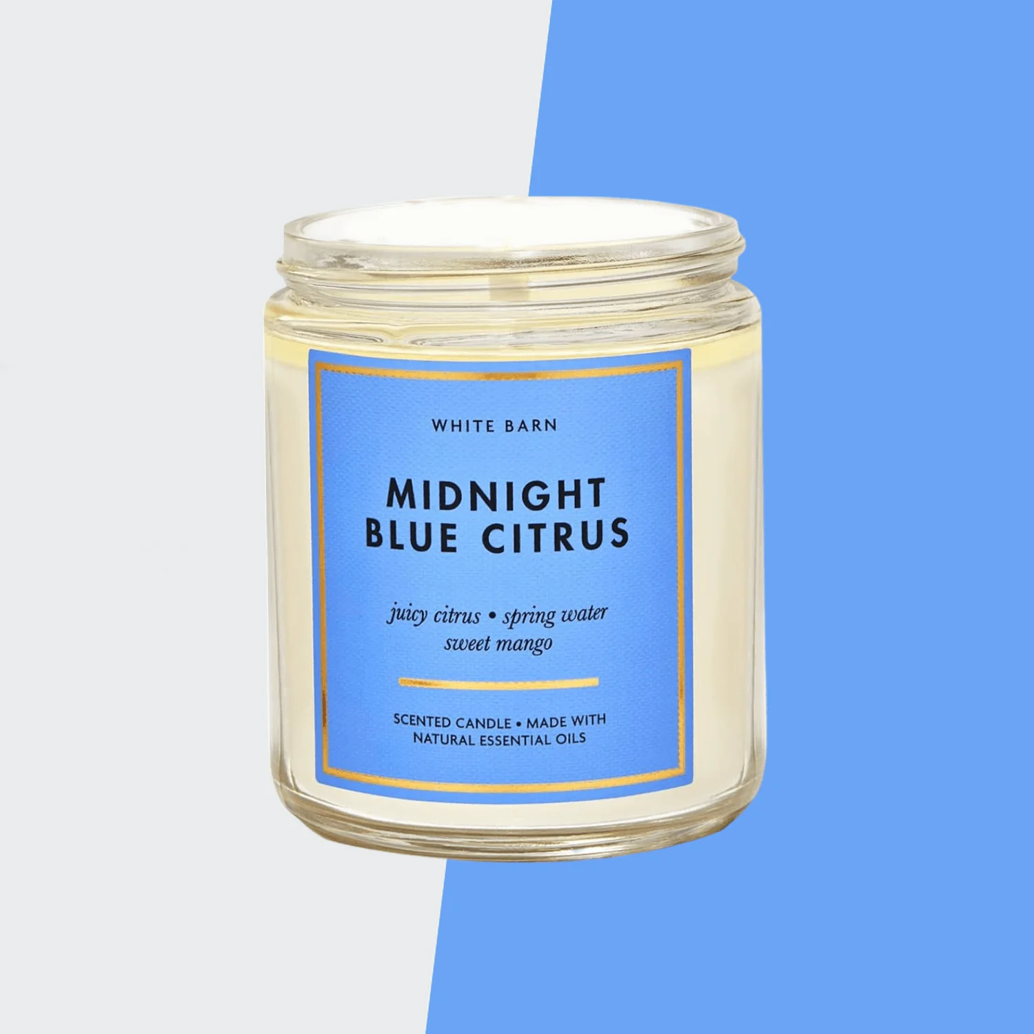 Bath & Body Works White Barn Midnight Blue Citrus Scented Candle - Image 4