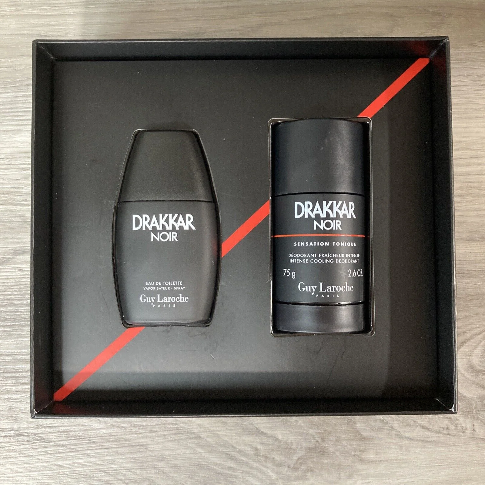 Guy Laroche Drakkar Noir EDT Deodorant Stick Travel Gift Set - Image 3